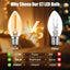 Bombilla LED C7 E12 ámbar 2200K estilo Edison decorativa