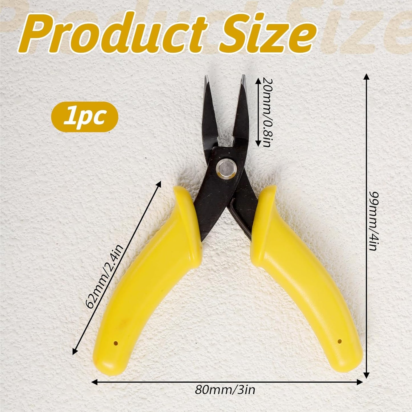 Microalicates 4pulg ergonómicos para joyería
