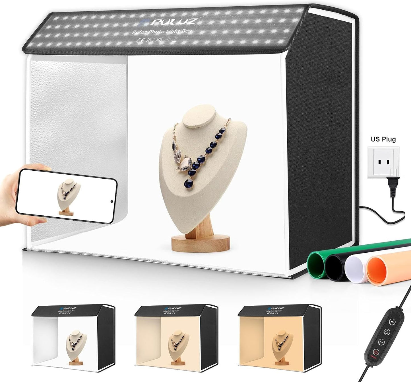 Caja luz profesional 24x16pulg LED 3000K-6500K