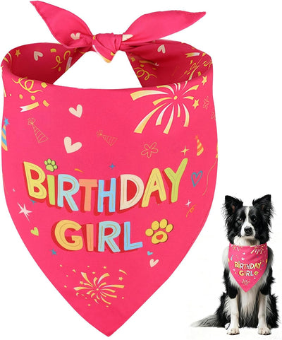 Bandana reversible para perro cumpleaños accesorio foto