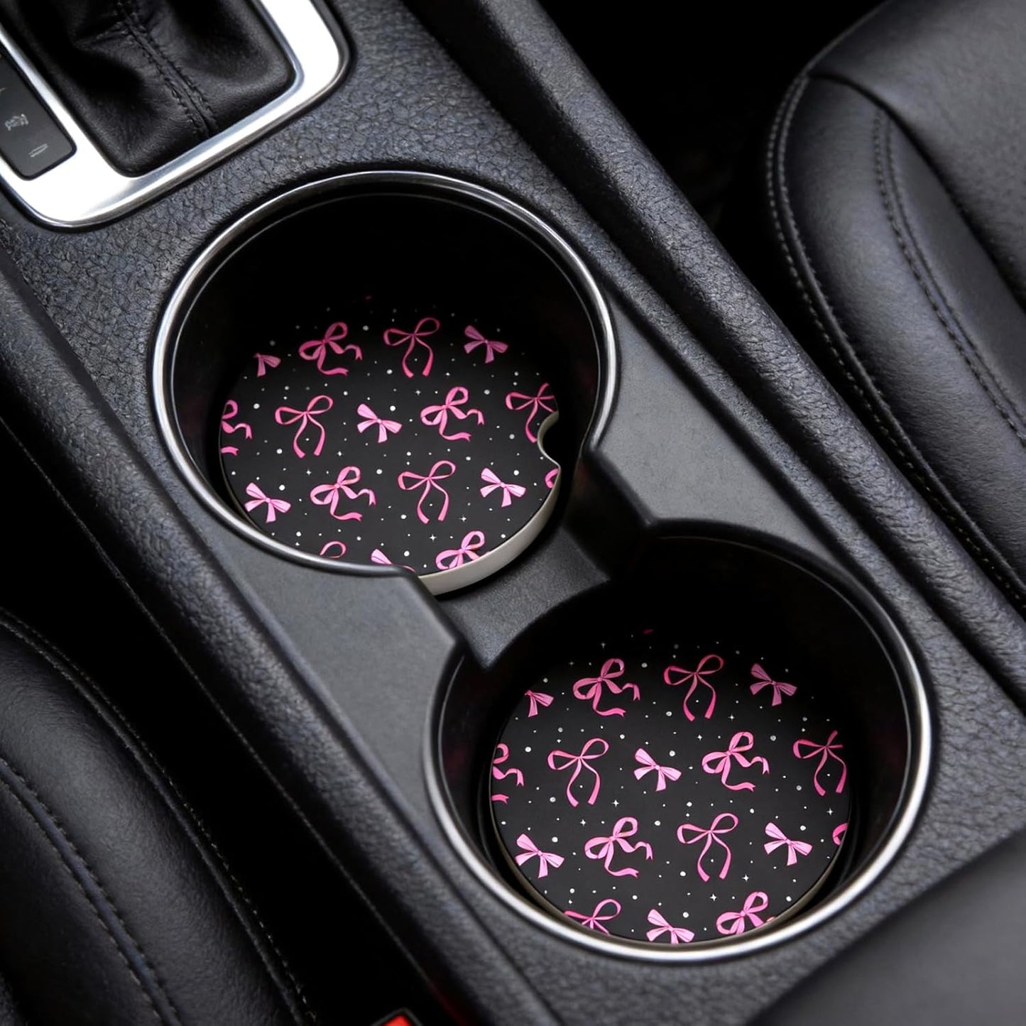 2 Pzas Posavasos Cerámica Antiderrap para Auto