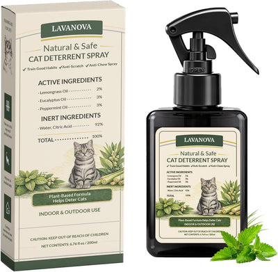 Spray disuasorio para gatos 6.76oz para muebles y alfombras