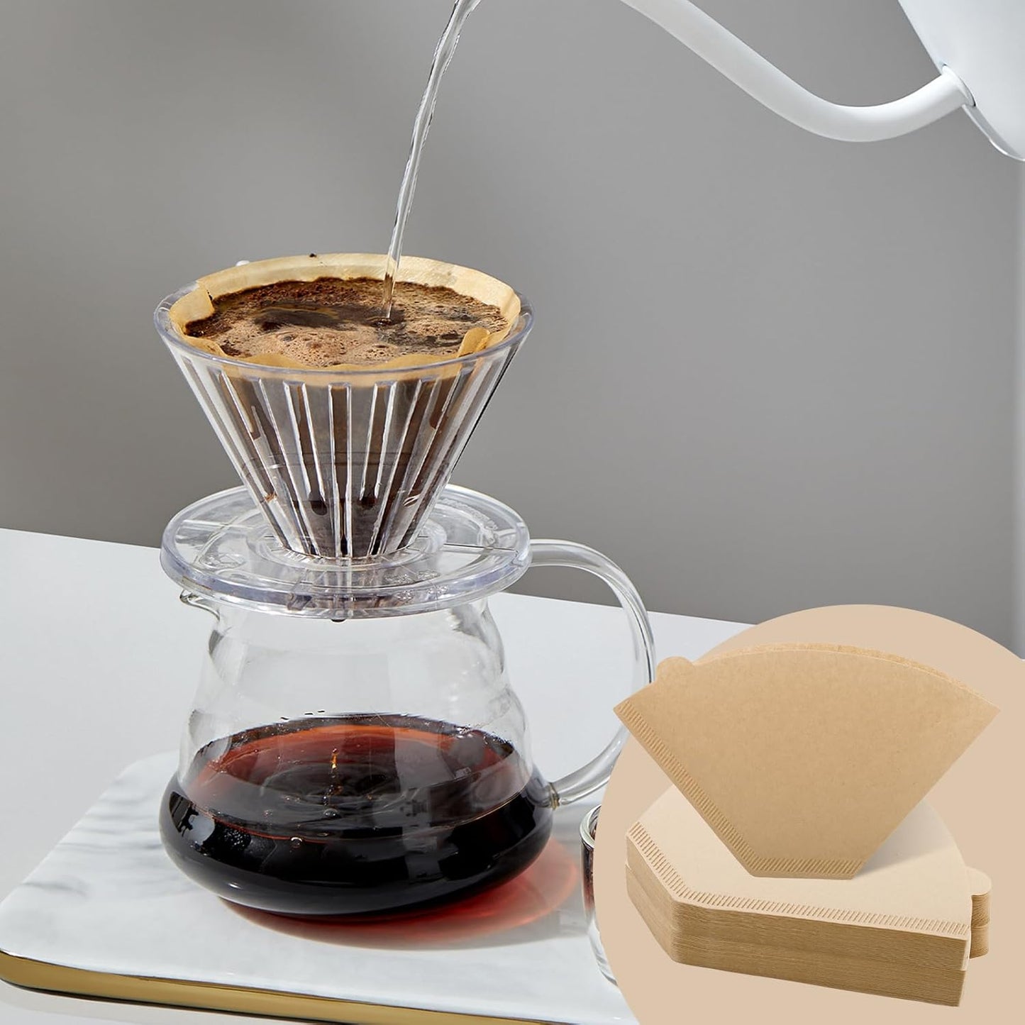Filtros café cono #4 comp Melitta Technivorm Moccamaster
