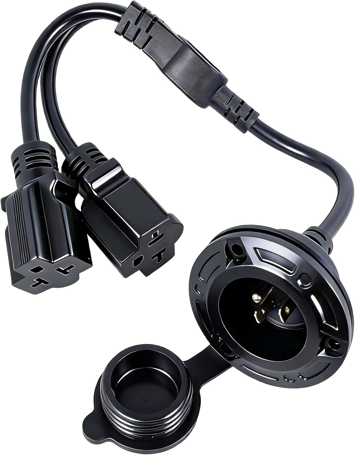 Enchufe CA impermeable 20A 125V entrada alta resistencia RV