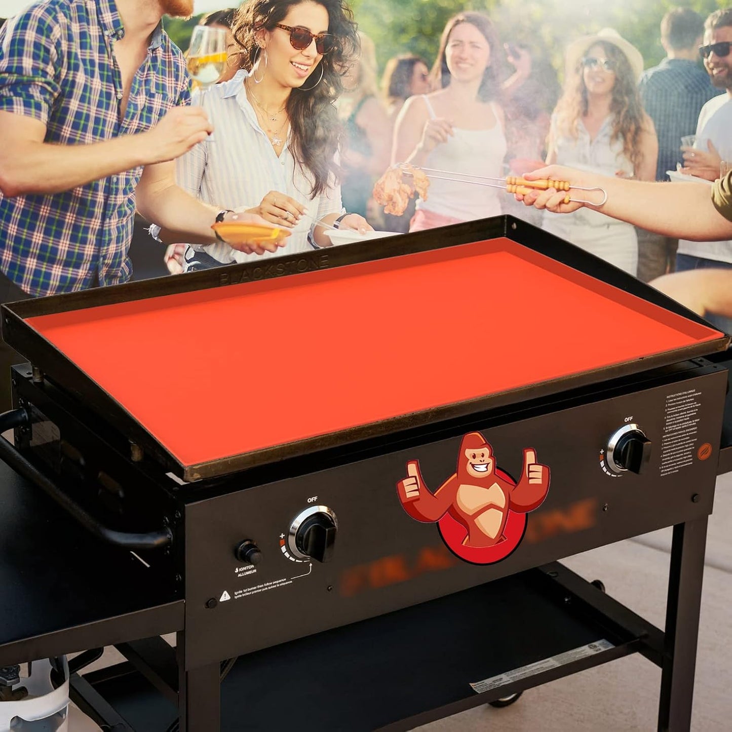Alfombrilla silicona para parrilla Blackstone 28pulg