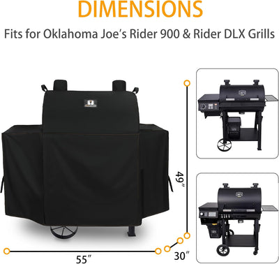 Cubierta parrilla Oklahoma Joe's Rider 900 y DLX resistente agua