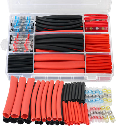 Kit reparación cables 320 pzas conectores termorretractiles