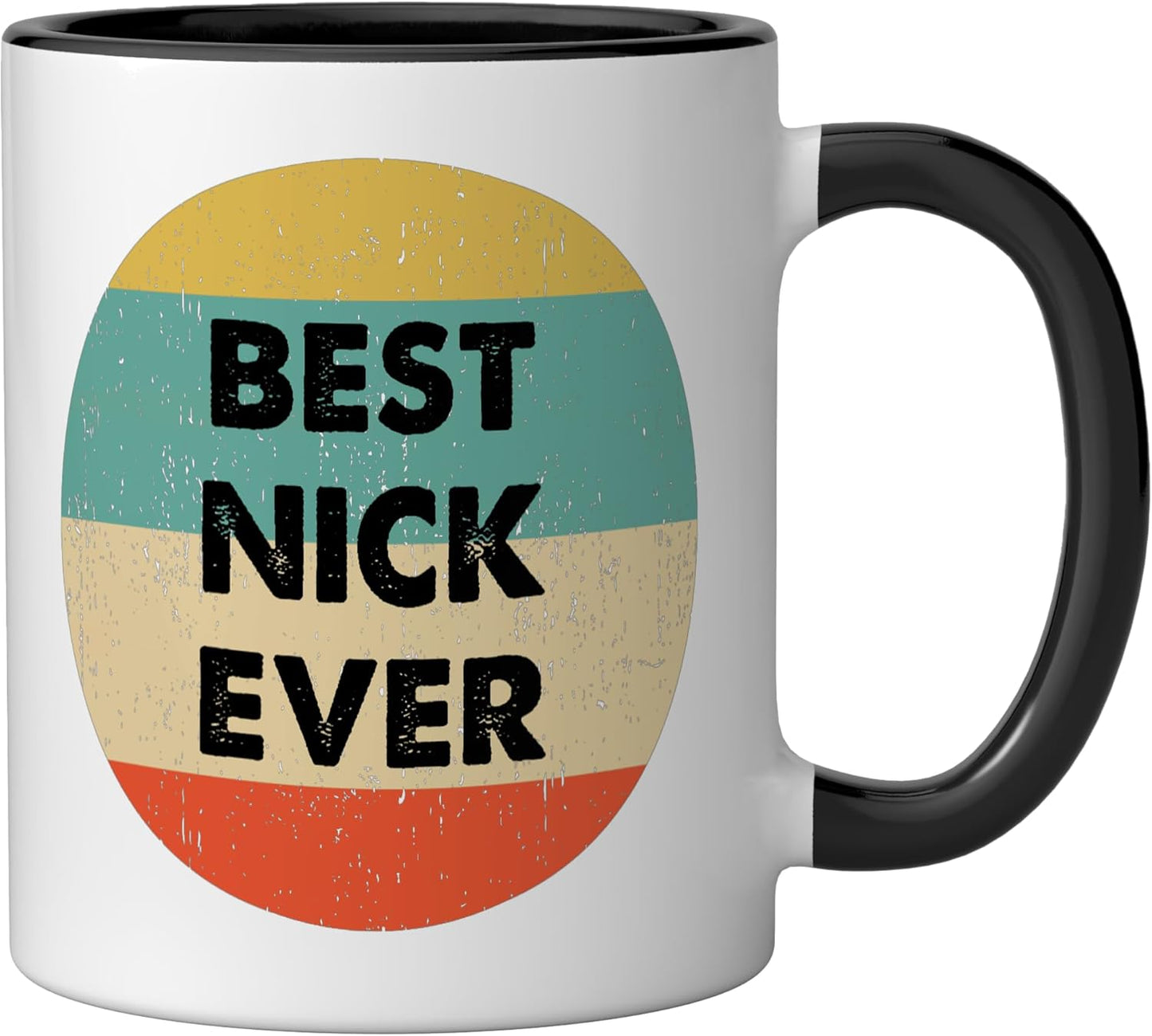 Taza Cerámica Negro Blanco