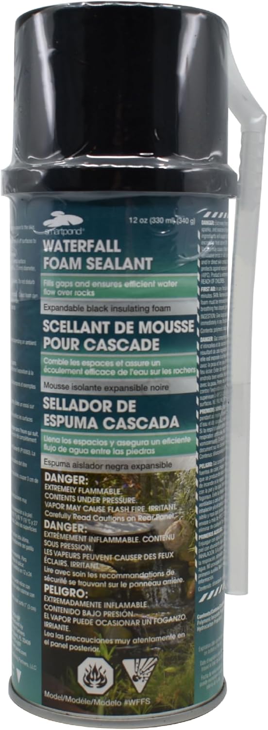 Sellador espuma expandible negro para peces 12oz