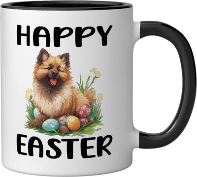 Taza Cerámica Pascua para Hombre Mujer Niño Negro Blanco