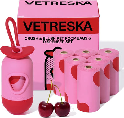 Dispensador bolsas excremento perro perfumadas cereza ahumada