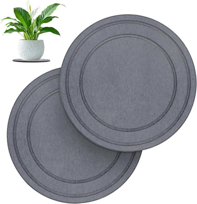 Bandejas de goteo para plantas 8pulg paquete 2