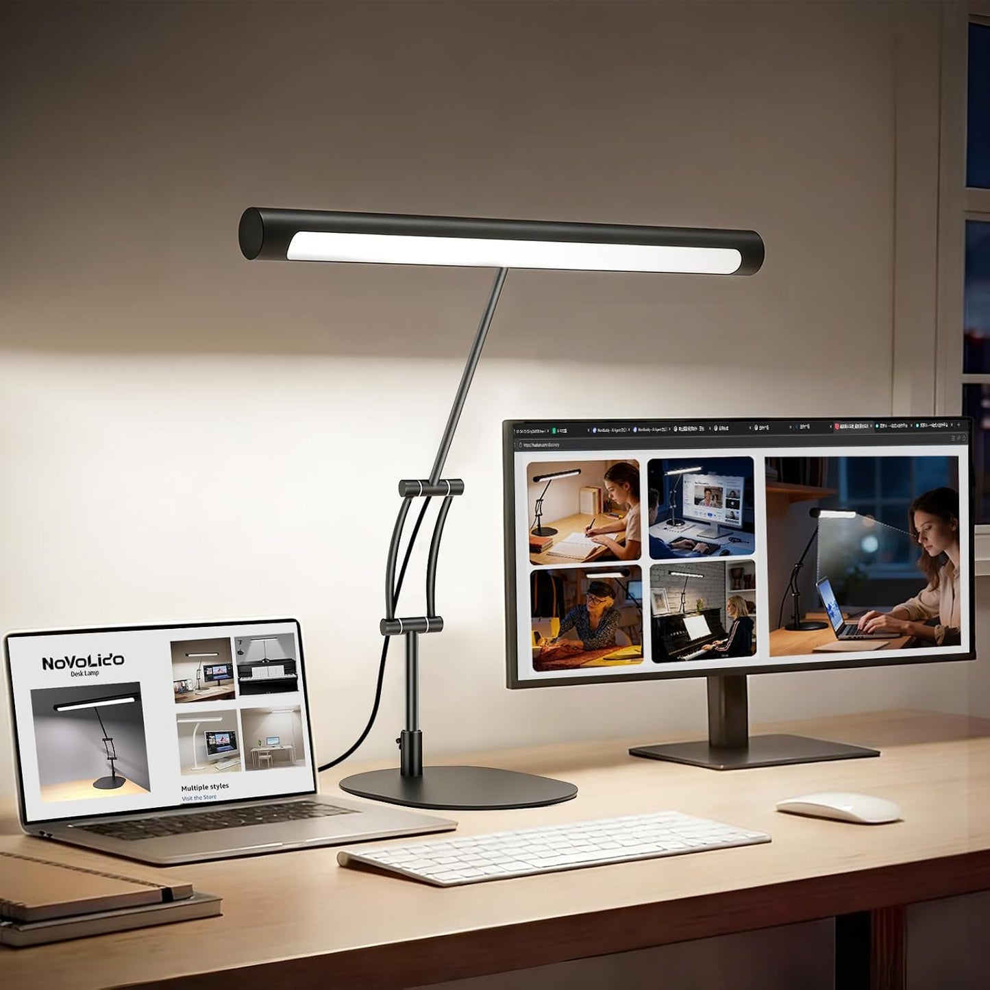 Lámpara escritorio LED cuello cisne flexible 3 modos 10 W