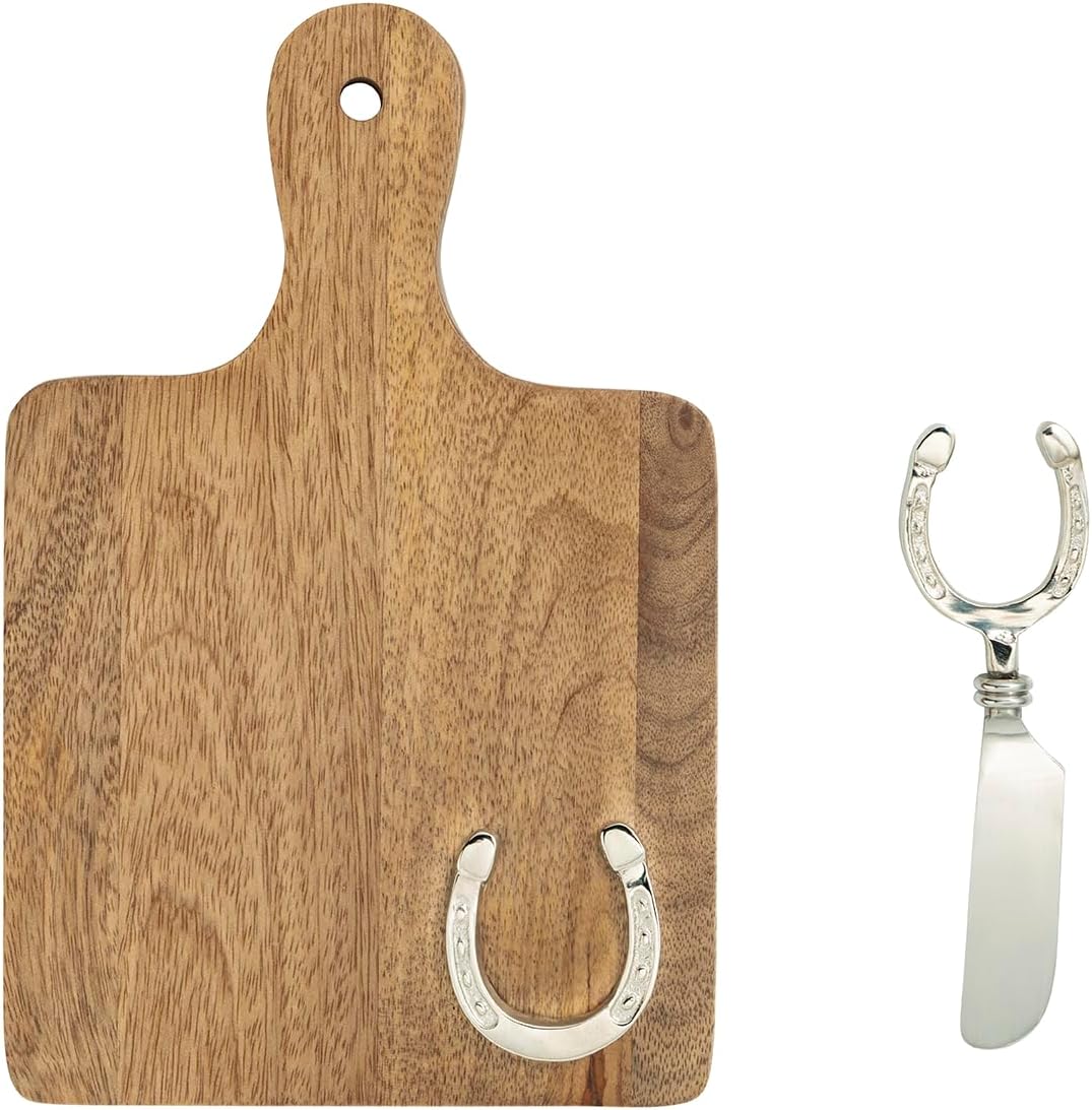 Set Tablas Herradura Madera Mango Marrón