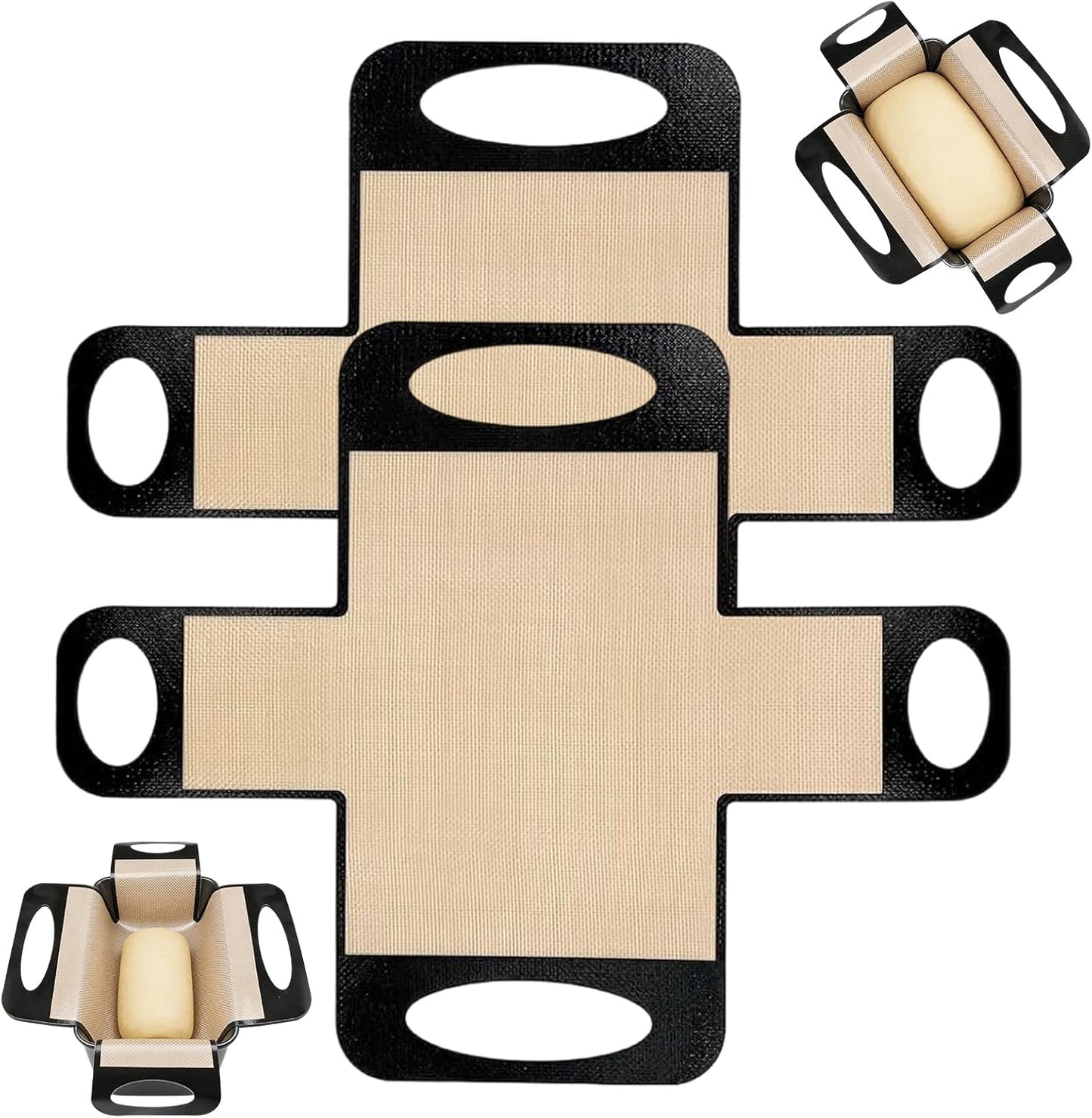 Forros de silicona para pan antiadherentes 9x5 pulgadas
