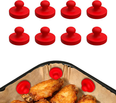 Imanes para freidora de aire con clips magnéticos de silicona sin BPA