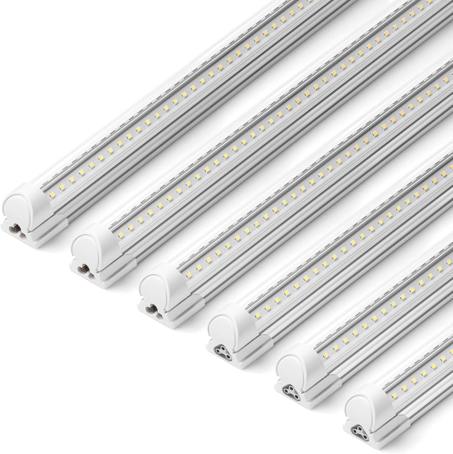 Luces LED T8 para tienda 3ft 30W 6500K enlazables cubierta V