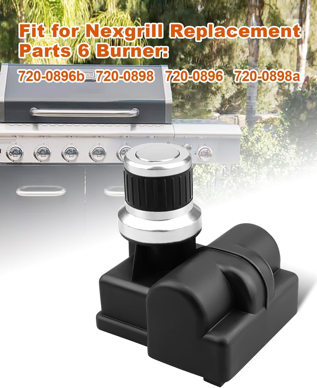 Encendedor parrilla electrónico Nexgrill 6 quemadores 720-0896B