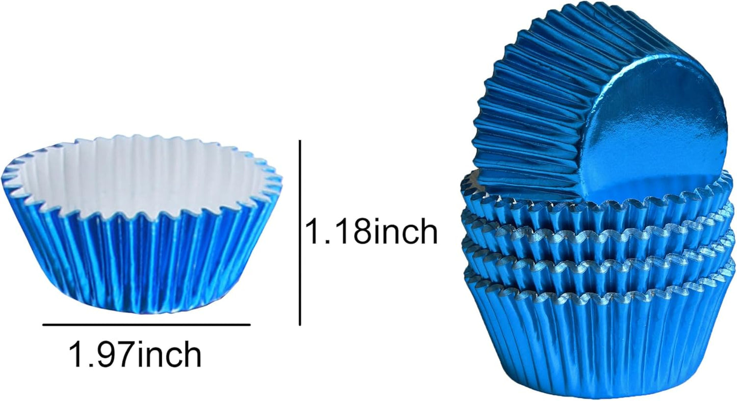 Revestimientos cupcakes papel aluminio 100uds