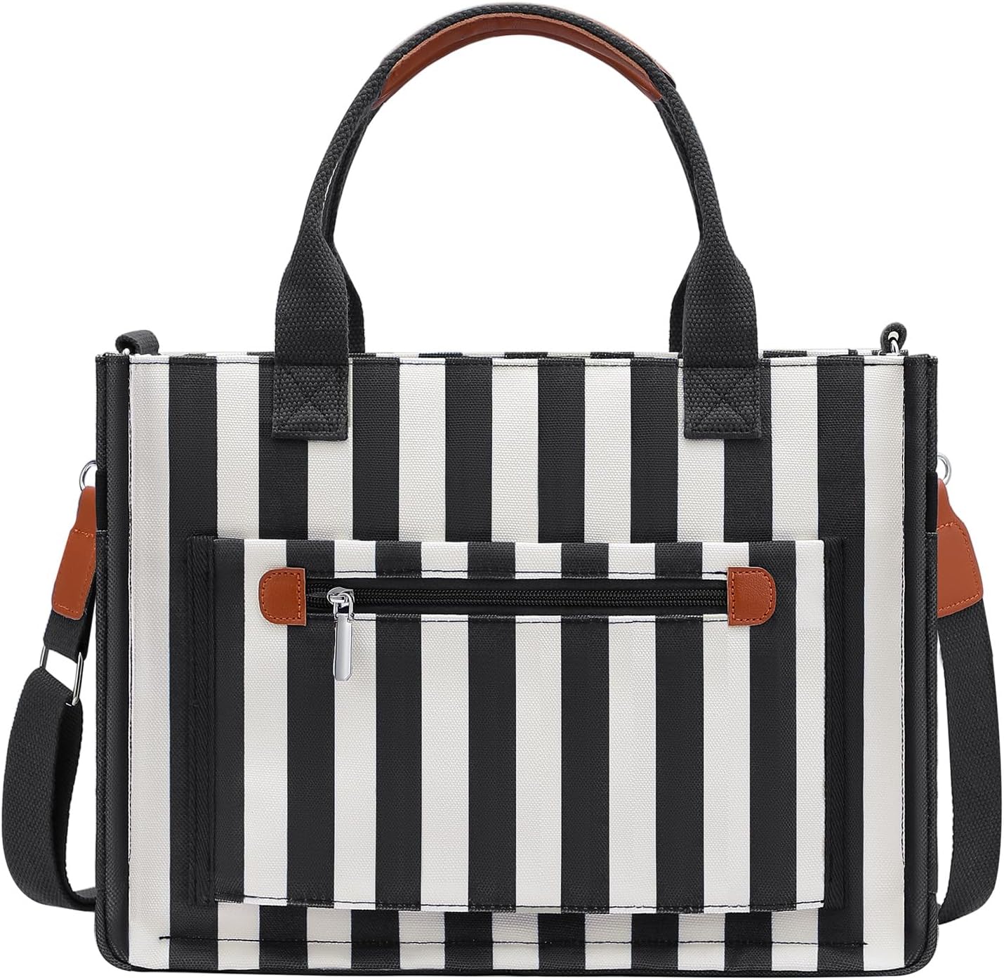 Bolso lona mujer con compartimento cremallera y funda equipaje