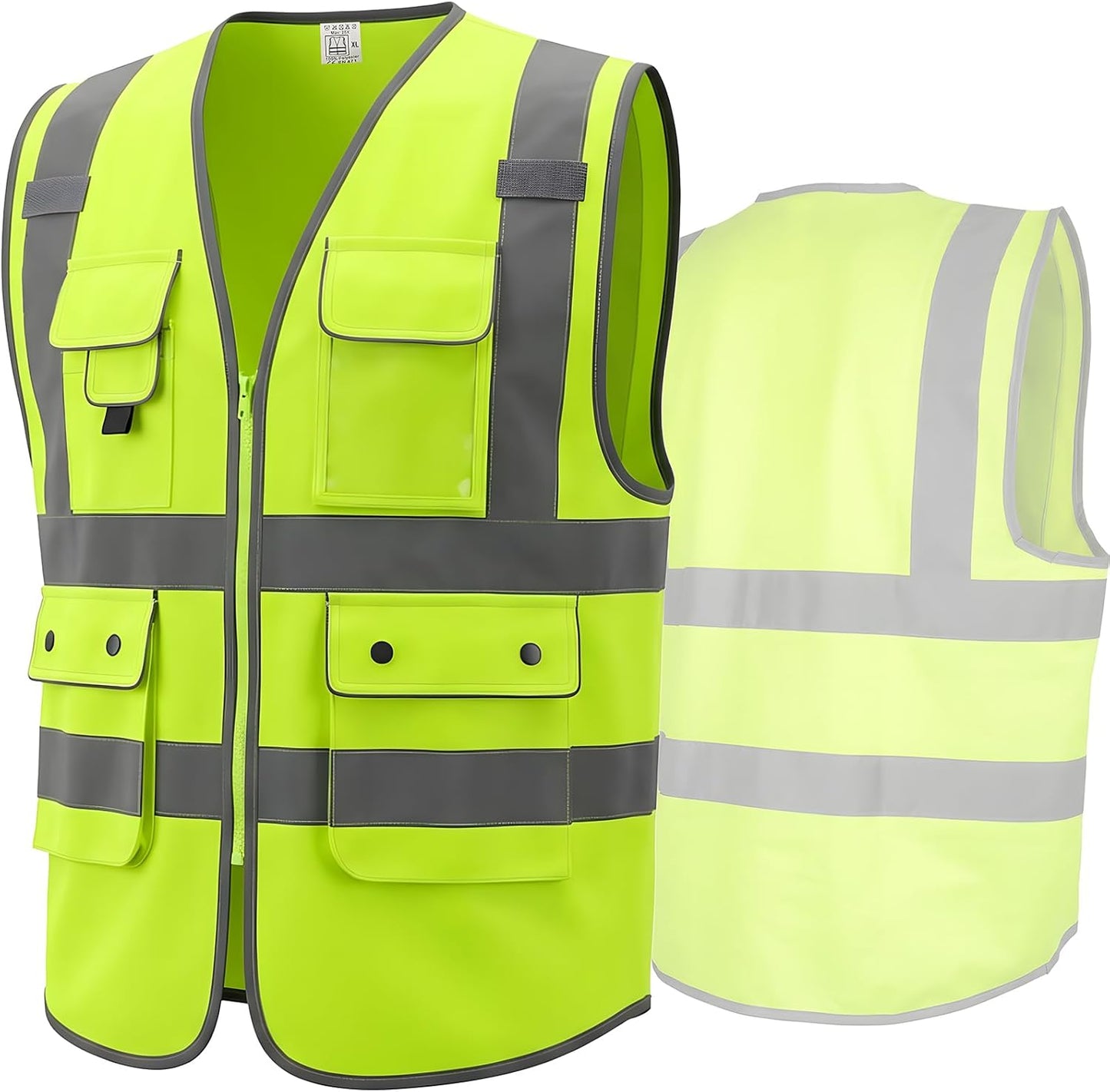 Chaleco seguridad alta visibilidad clase 2 XXL amarillo