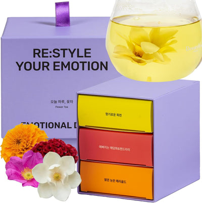 Set Té Floral Orgánico sin Cafena 15 Bolsas