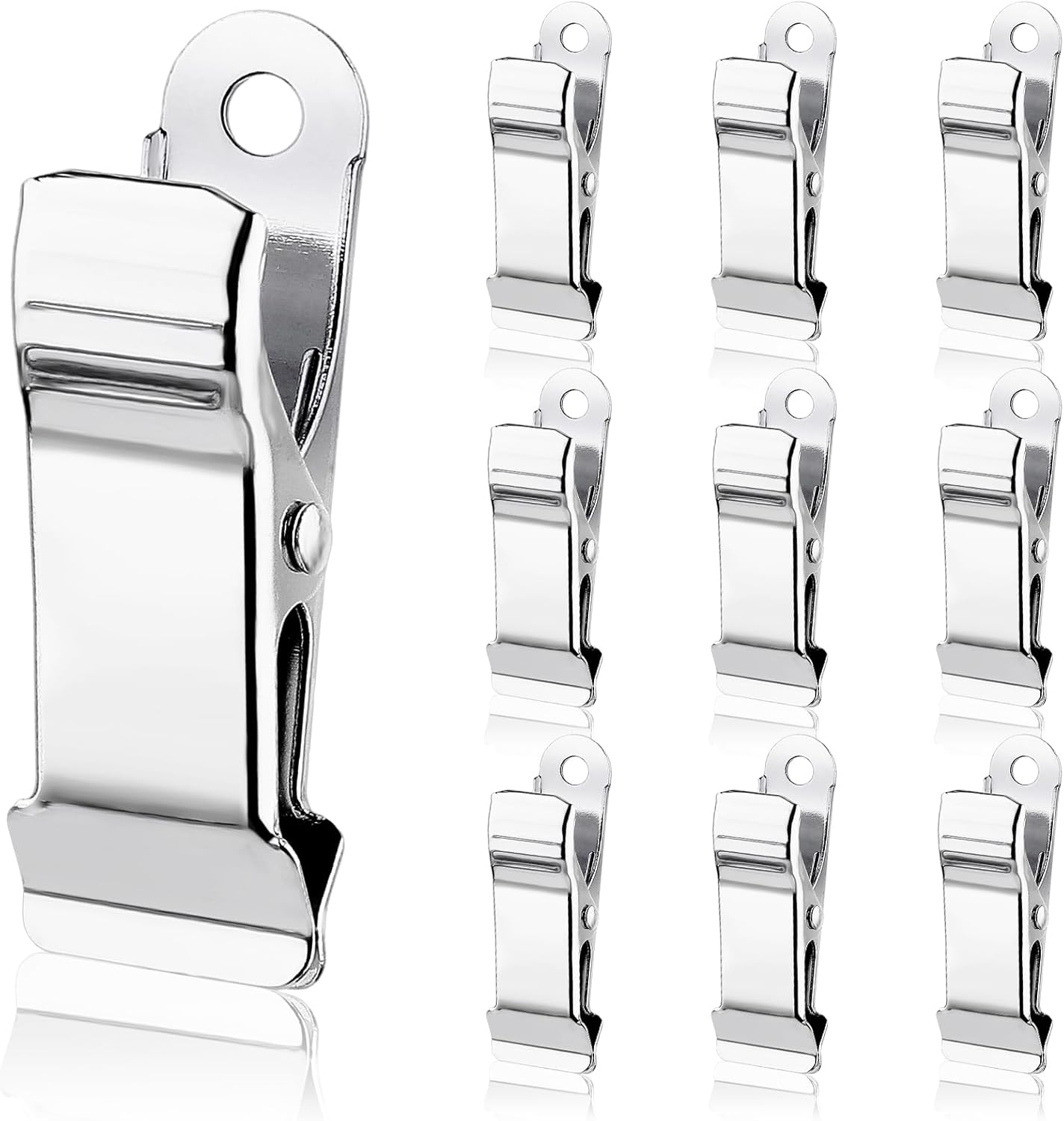 10 Clips Metal Mini para Manualidades y Luces Colgantes