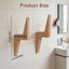 Soporte papel higiénico bambú para baño y cocina