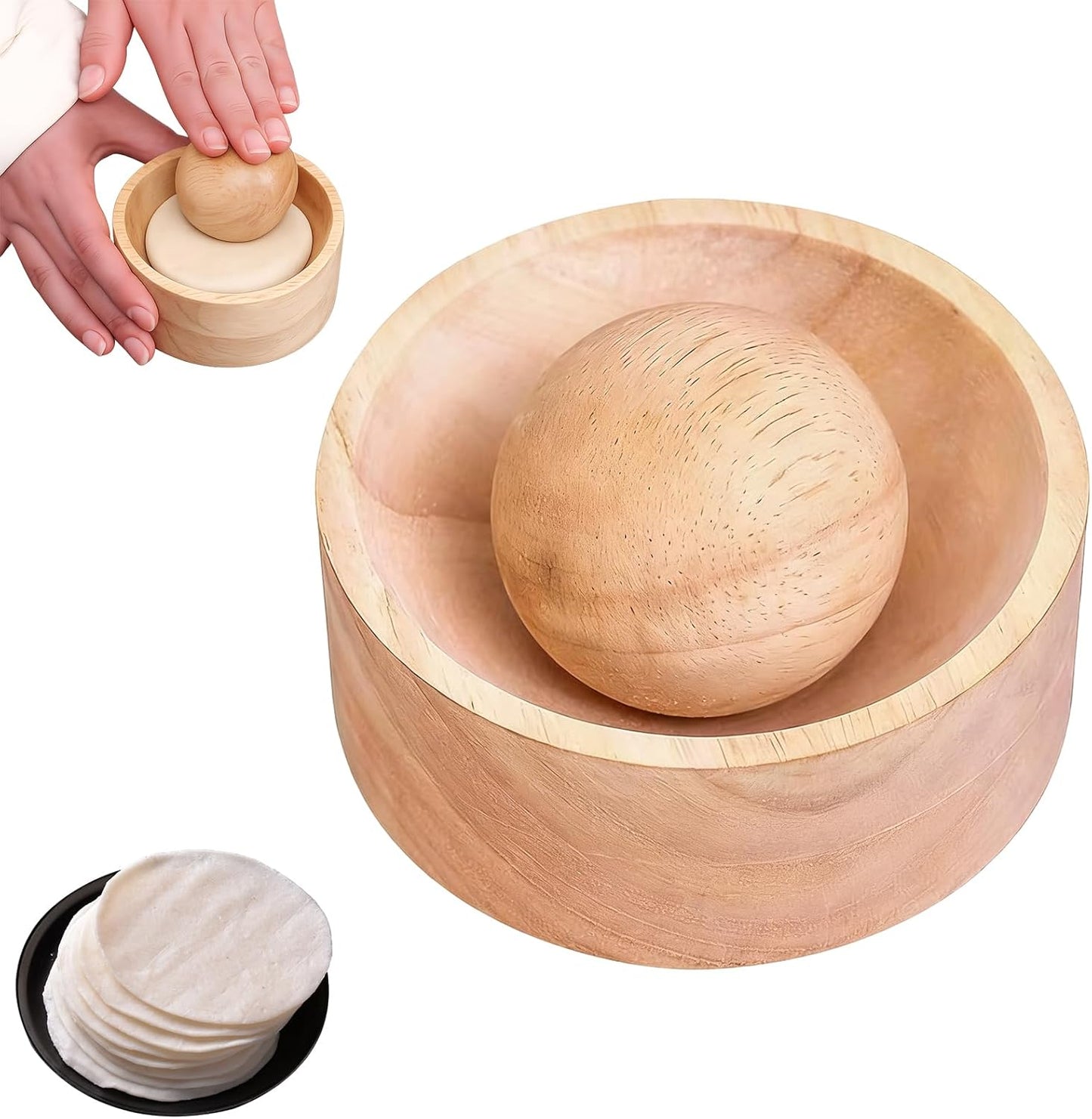 Máquina de albóndigas de madera para cocineros caseros