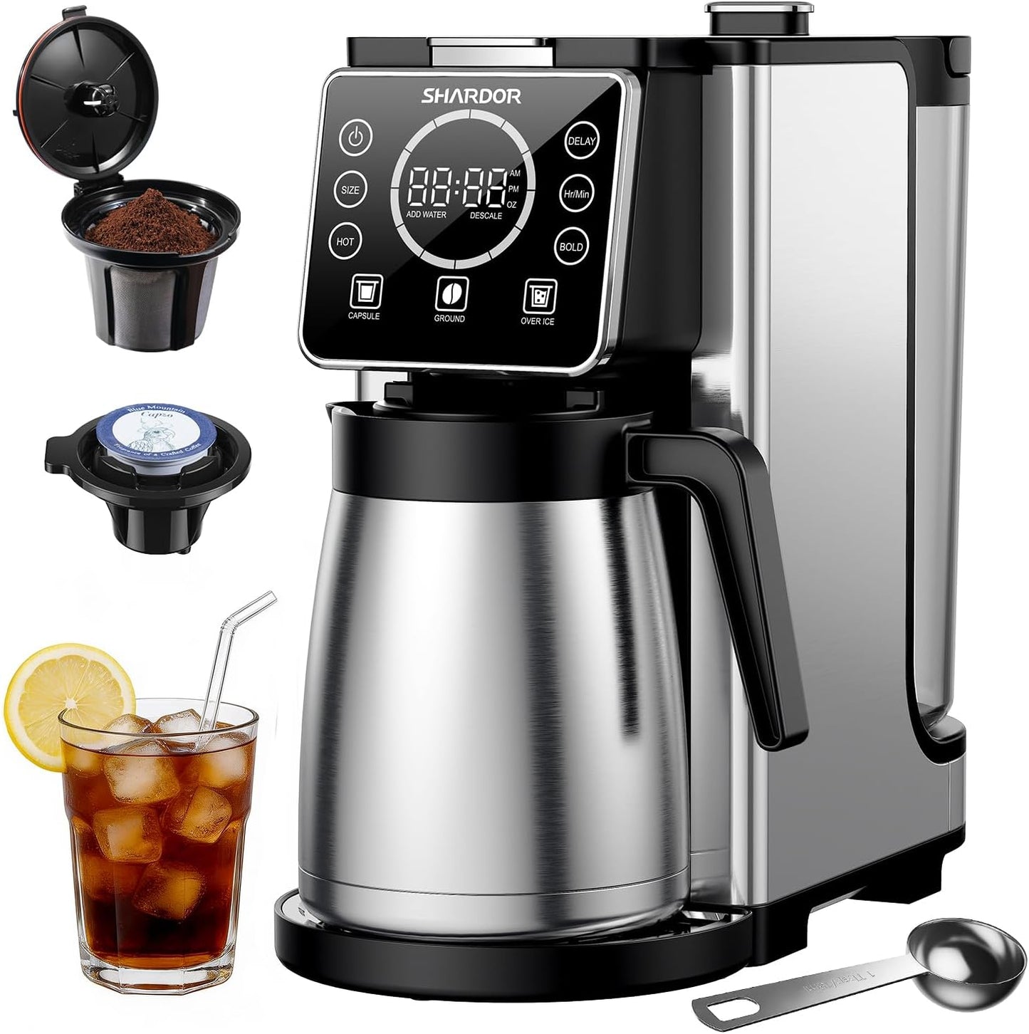 Cafetera programable de goteo SHARDOR para taza K 5 tazas