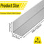 6 Protectores Esquina Metal 48pulg para Paredes