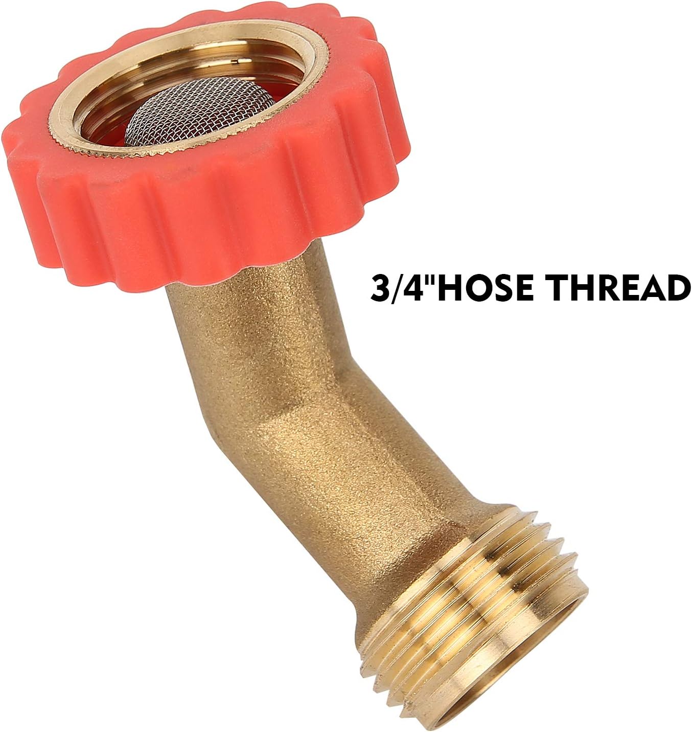 Codo manguera 45 grados para caravana sin plomo filtro agua pack 2