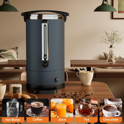 Urna café acero inox 100 tazas 3.2gal doble aislamiento