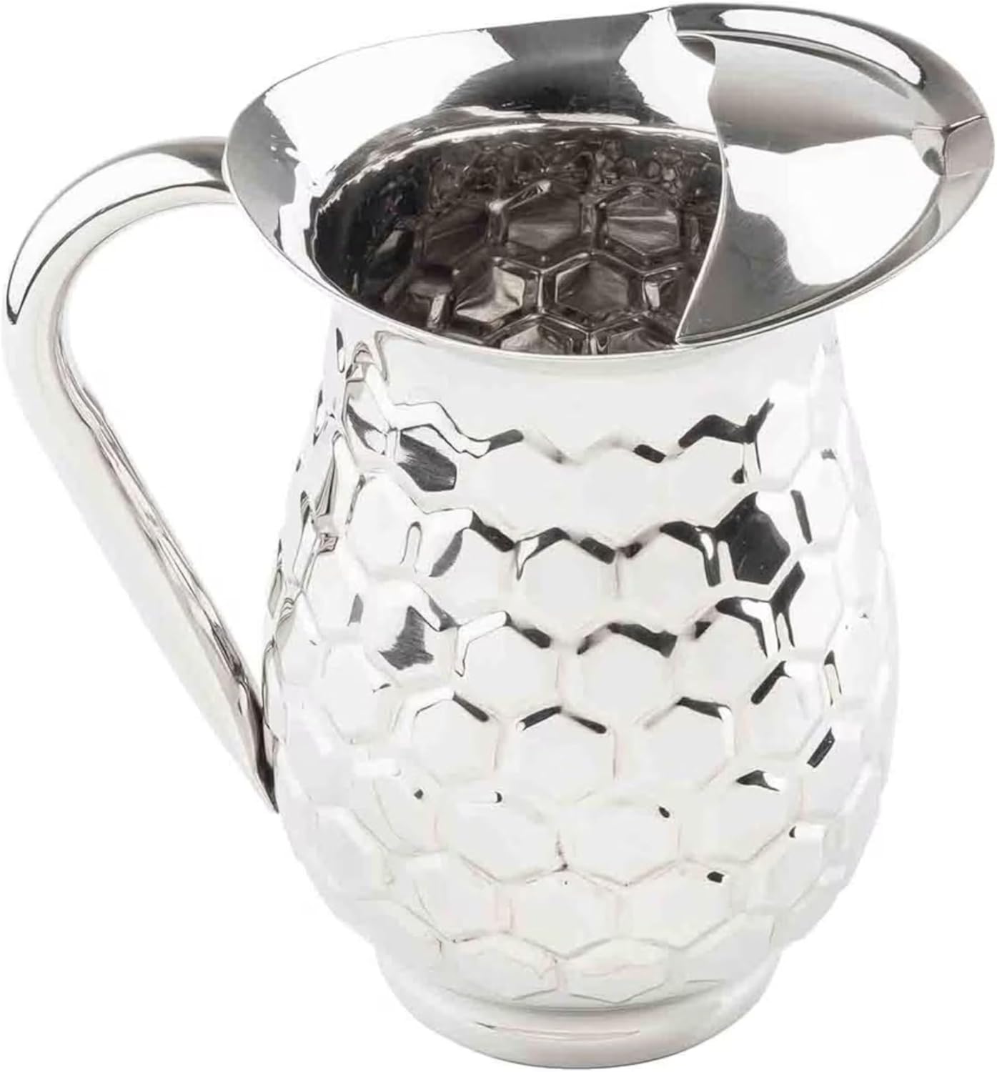 Jarra Acero Inox 2.5qt Con Protector Hielo Diseño Panal