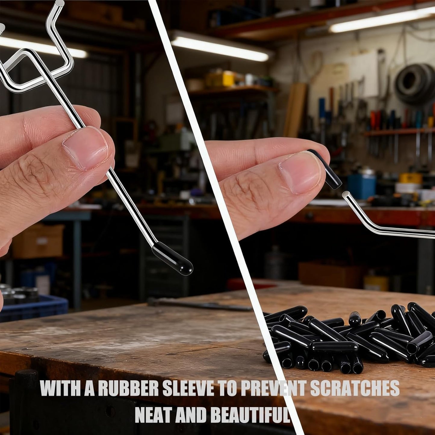 Ganchos metal para tablero clavijas resistentes