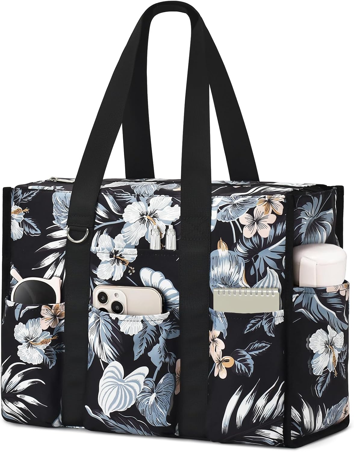 Bolsa para mujer impermeable 12 bolsillos cremallera utilidad