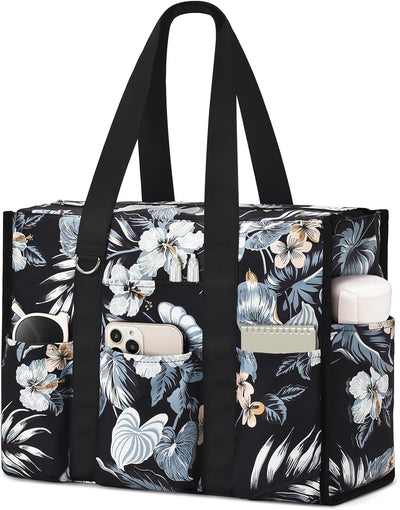 Bolsa para mujer impermeable 12 bolsillos cremallera utilidad
