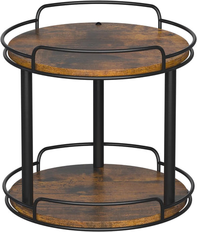 Mesita giratoria LAMU de madera para armario