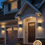 Lámpara pared exterior ajustable 3CCT luces negras impermeables