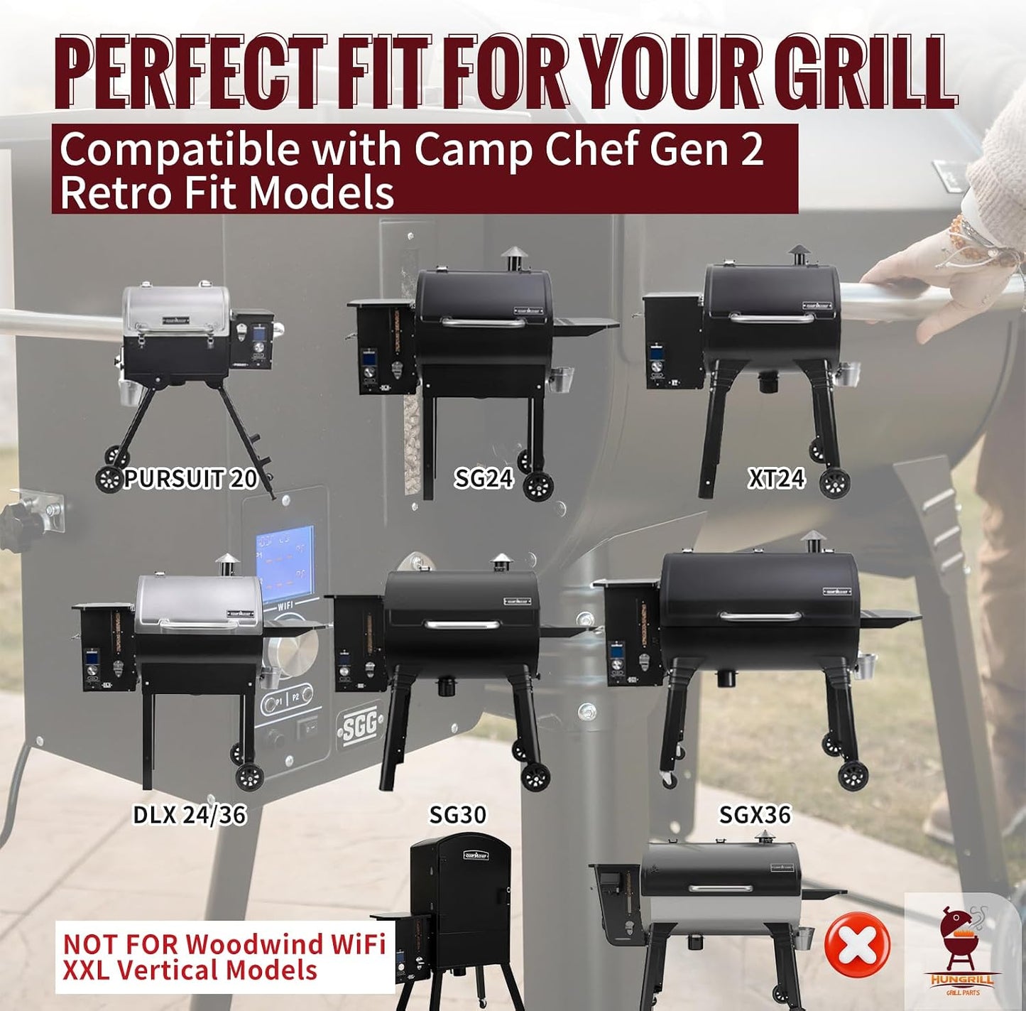 Kit controlador PID carne parrilla Camp Chef Gen 2