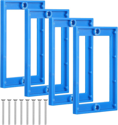 Extensor caja de salida 1/4" 4 Pzas con tornillos para enchufe