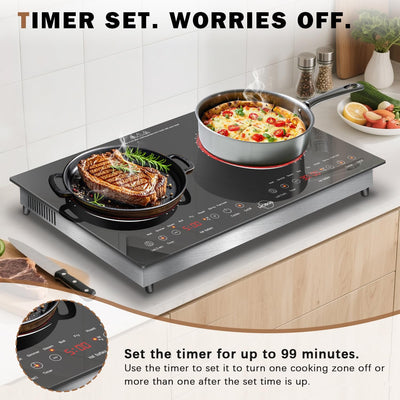 Máquina cocina exprimidor 24pulg 2 quemadores