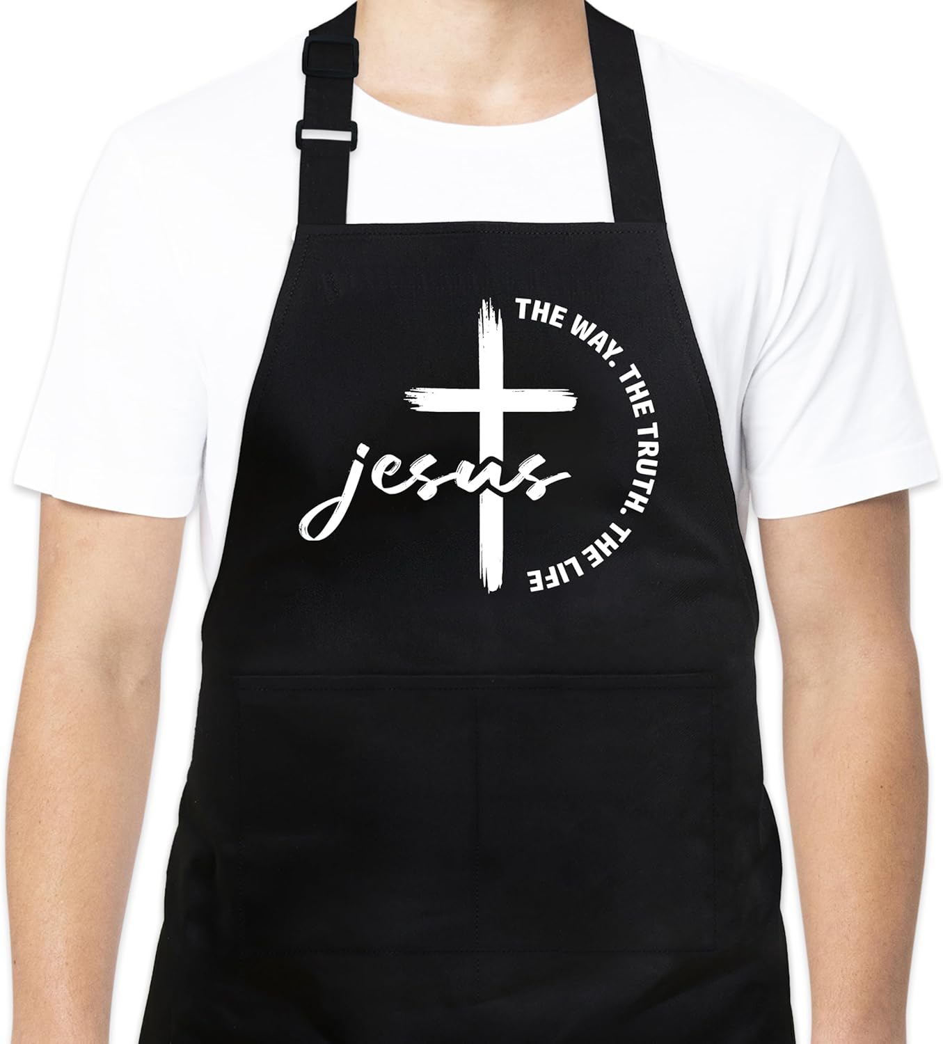 Delantales de parrilla cristianos para hombres y mujeres