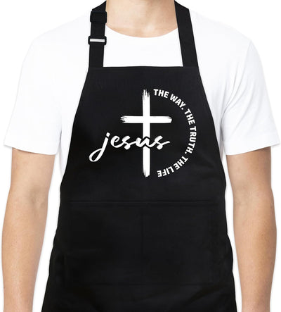 Delantales de parrilla cristianos para hombres y mujeres