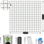 30 Protectores Redondos 12x12pulg para Jaulas de Plantas
