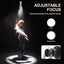 Soporte luz con snoot ajustable 38° para estudio y video