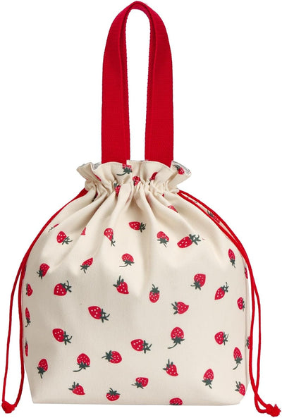 Bolsa de almuerzo estampado frutas aislada con cordón antifugas para adultos
