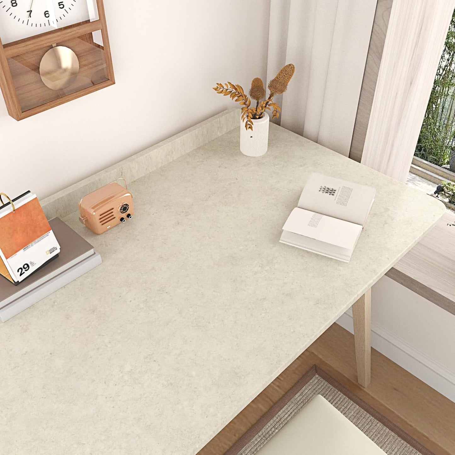 Papel adhesivo granito beige mate impermeable