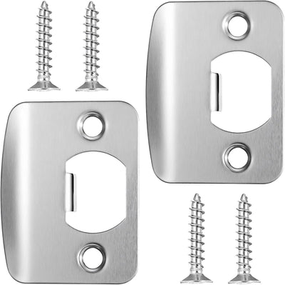 2 Pzas Placas Golpeo Puerta Interior Universal Redondas
