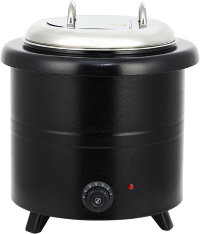 Calentador eléctrico de sopa 10L acero inoxidable con tapa y mango